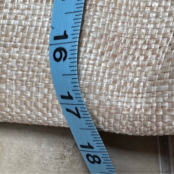 Stella & Dot Antibes Embroidered Palm Tote EUC - Picture 15 of 16